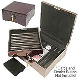 750 Wooden Chip Case High Lacquer Finish