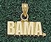 Anderson Jewelry Crimson Tide Gold Charm