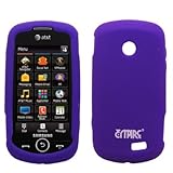 EMPIRE Purple Silicone Skin Cover Case for AT&T Samsung Solstice 2 A817