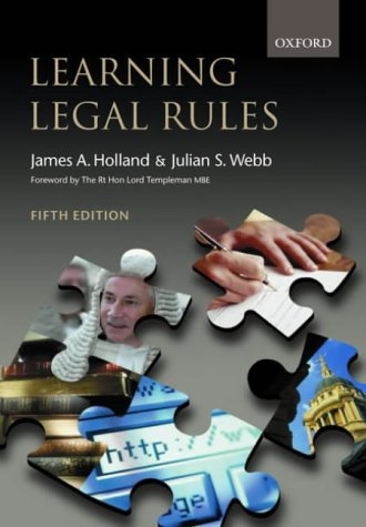 City Travel Guides Discounted  Books : Learning Legal Rules: A Student's Guide to Legal Method and Reasoning (5th Edition)