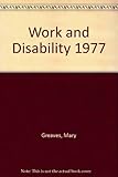 Work and disability, 1977