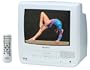 Quasar VV-1311W 13" Mono TV/2-Head VCR Combo (White)