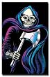 Death Watch Blacklight Reactive Flocked Poster