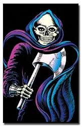 Death Watch Blacklight Reactive Flocked Poster
