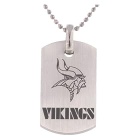 NFL Titanium Dog Tag- Vikings