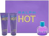 Ralph Hot by Ralph Lauren for Women 3 Piece Set Includes: 3.4 oz Eau de Toilette Spray + 3.4 oz Body Moisturizer + 3.4 oz Shower Gel