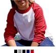 Anvil 3/4 Youth Raglan Baseball Tee, (A-2184B)