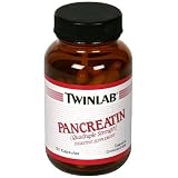 Twinlabs Pancreatin, 50 Capsules (Pack of 4)