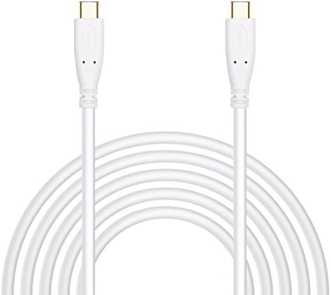 Type C Cable,iAlegant 6.6ft Hi-speed USB Type C to Type C (USB-C to USB-C) Cable for Google Pixel/Pixel XL, new MacBook, Lumia 950/950xl, Nexus 5x/6p, ChromeBook Pixel and More (White)
