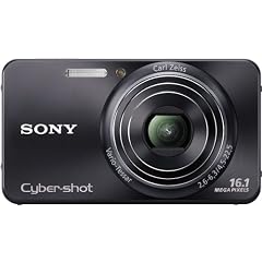 Sony DSC-W570B Digitalkamera (16 Megapixel, 5-fach opt. Zoom, 6,9 cm (2,7 Zoll) Display, bildstabilisiert) schwarz
