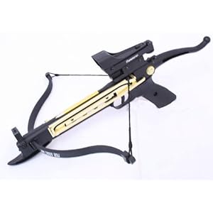 80lbs Self Cocking Cobra Crossbow 15 Arrows Scope Metal