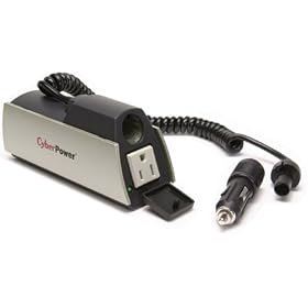 CyberPower CPS150CHI AC Mobile Power Inverter/Converter, 12VDC to 120VAC, 150W, Cup-Mount