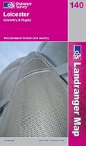 Leicester, Coventry and Rugby (Landranger Maps) (OS Landranger Map)
