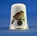 Porcelain China Collectable Thimble - Song Thrush -- Free Gift Box