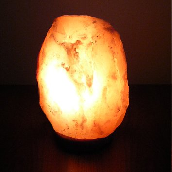 Himalita - Himalayan Crystal Salt Lamp X Large 15-20 Lb with wood base, cord & bulb