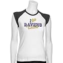 Reebok Baltimore Ravens White Ladies Queen T-shirt