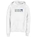 Sweatshirt Woman White Elegant Flag 