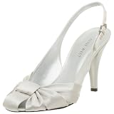 Nine West Womens Purchase Slingback Pump,Light Grey,7 M