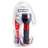 Rayovac 2AA-BRB Rubber and Aluminum Flashlight 2 AA Batteries Included