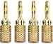Electronics : Acoustic Research PR407 Banana Plugs, Compression type, 2 pair