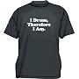 I DRUM Therefore I Am Kids T Shirt 2T thru Youth XL