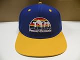 NBA Denver Nuggets 2 Tone Snapback Cap Old School Retro