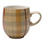 Denby Caramel Plaid Large Mug 0.4l