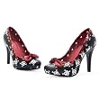 4 Inch Sexy High Heel Shoes Pirate Shoes Skull Cross Bones Black Shoes