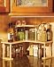 2 Tiered Corner Shelf All Wood Kitchen Storage