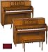 Musical Instruments : 43" French Leg Console Piano (Cherry Satin)