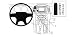 CPH-Brodit Jeep Grand Cherokee Brodit ProClip Center mount ONLY for dash with navigation 2005 - 2007 Fits All Countries - #853698