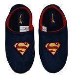 Superman DC Comics Logo Superhero Mens Slippers