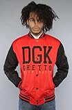 DGK The DGK Head of the Class Jacket in Red,Jackets for Men, Small,Red