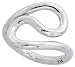 Sterling Silver Hand Made Wire Ring, 11/16 (17mm) wide