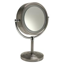 Jerdon HL745NC 5X Magnification Two Sided Lighted Mirror