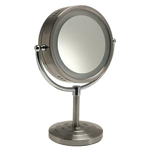 Jerdon HL745NC 5X Magnification Two Sided Lighted Mirror by Jerdon