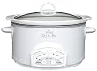 Crockpot 38501-W Round 5-Quart Smart-Pot Slow Cooker, White