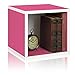 Way Basics Eco Stackable Storage Cube, Cubby Organizer (Tool-Free Assembly and Uniquely Crafted from Sustainable Non Toxic zBoard paperboard), Pink