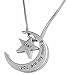 Mom & Daughter Necklace Set for 2 - ''Always My Mother/Daughter Forever My Friend'' Unique Mom/Daughter Matching Moon Pendant Necklaces for Best Mom Ever (Moon & Back)