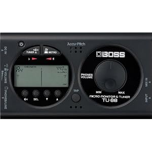 Boss TU 88 Black Guitar and Bass Tuner Boss TU-88 - Black Guitar and Bass Tuner