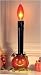 9.5" Battery Operated Jack O'Latern Lighted Halloween Candle