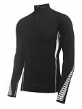Helly Hansen Lifa Dry Charger 1/2 Zip - Black/White Medium