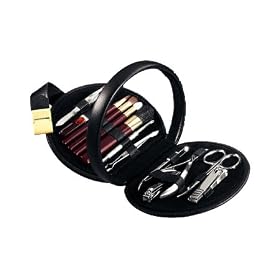 Royce Leather Ladies Travel Manicure and Cosmetic Set 580-5