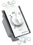 Intermatic FD30MWC 30-Minute Spring Loaded Wall Timer, White