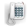 BT Big Button 200 Corded Telephone - White
