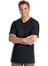 HanesComfort Soft Dyed V-Neck T Black and Grey S