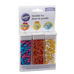 Wilton POPS People Sprinkle Set, 3-Count