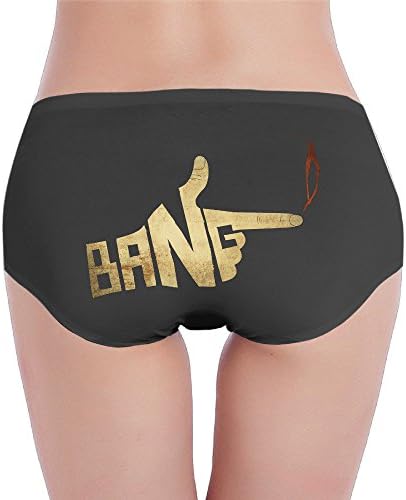 Woman Finger Bang Print Maturity Low-waist Brief