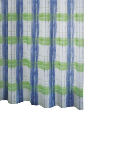 Ridder 463330-350 Duschvorhang Textil 180 x 200 cm Linus blau Preisvergleich