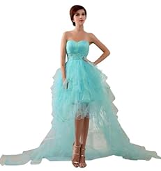 Satin Beaded Short Prom Dress 